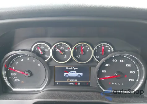 2022 Chevrolet Silverado 1500 Ltd 4Wd Double Cab Standard Bed Custom из США, поврежденный, VIN 1GCRYBEK3NZ100134